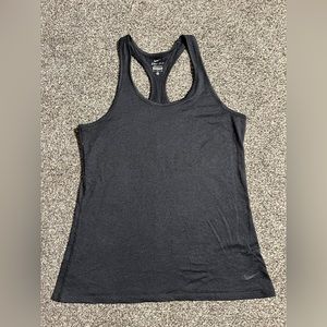 Nike Womens Medium Racerback Athletic Tank Top Black